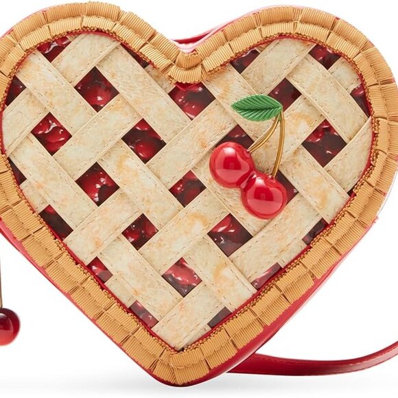 Betsey Johnson Kitsch Sweet As Cherry Pie Crossbody Bag New Sealed - Picture 4 of 16